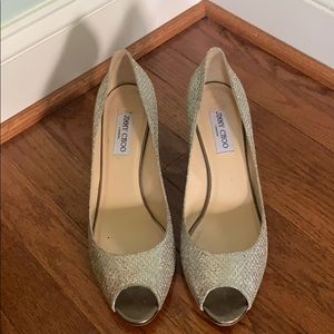 Sparkly Jimmy Choo heels